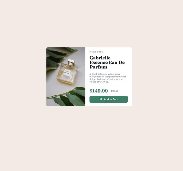 Screenshot about the Product Preview website
